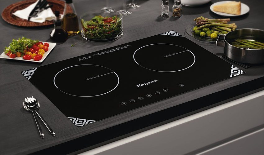 Bếp điện từ đôi Kangaroo KG498N - Hàng chính hãng