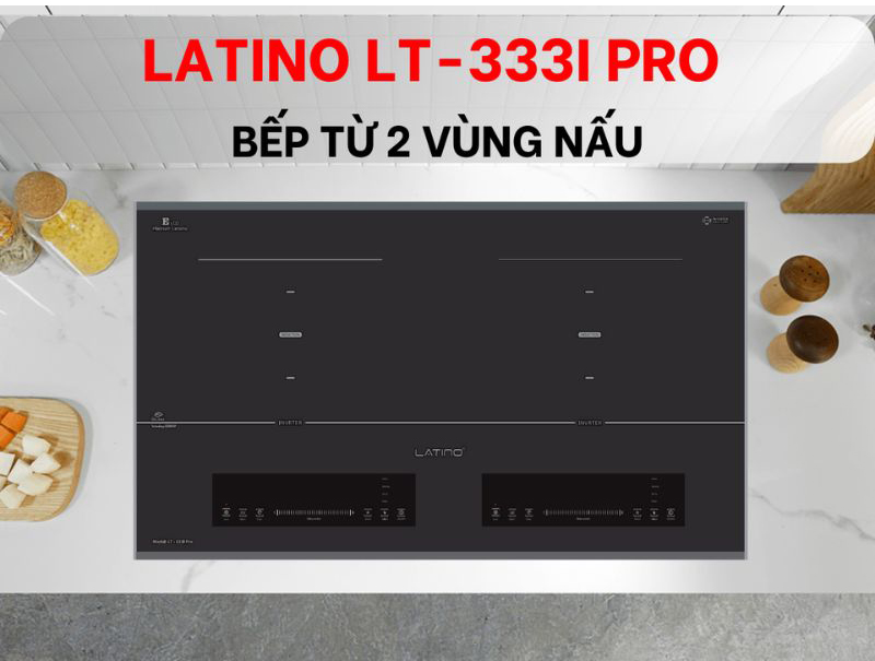 Bếp điện từ đôi Latino LT-333I Pro - Hàng chính hãng