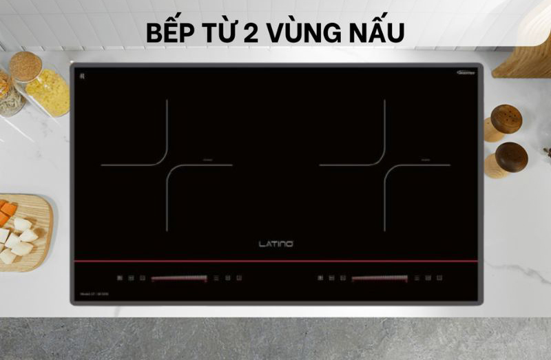 Bếp điện từ đôi Latino LT-GS 545I - Hàng chính hãng