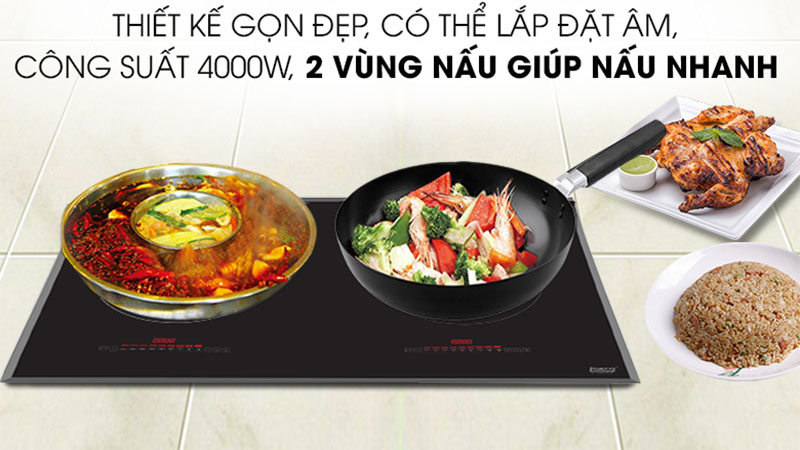 Công suất của Bếp điện từ đôi Lorca TA-1035-Plus