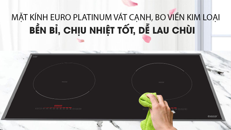 Mặt kính của Bếp điện từ đôi Lorca TA-1035-Plus