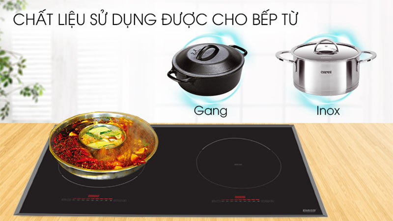 Tính năng kén nồi của Bếp điện từ đôi Lorca TA-1035-Plus