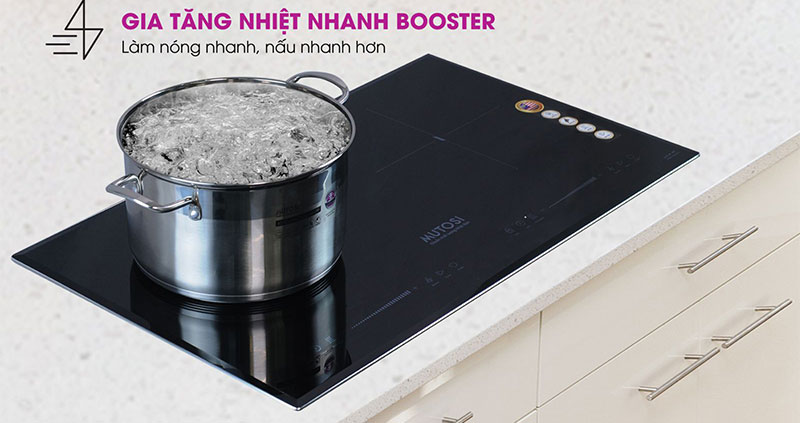 Bếp điện từ đôi Mutosi MI-95D - Hàng chính hãng