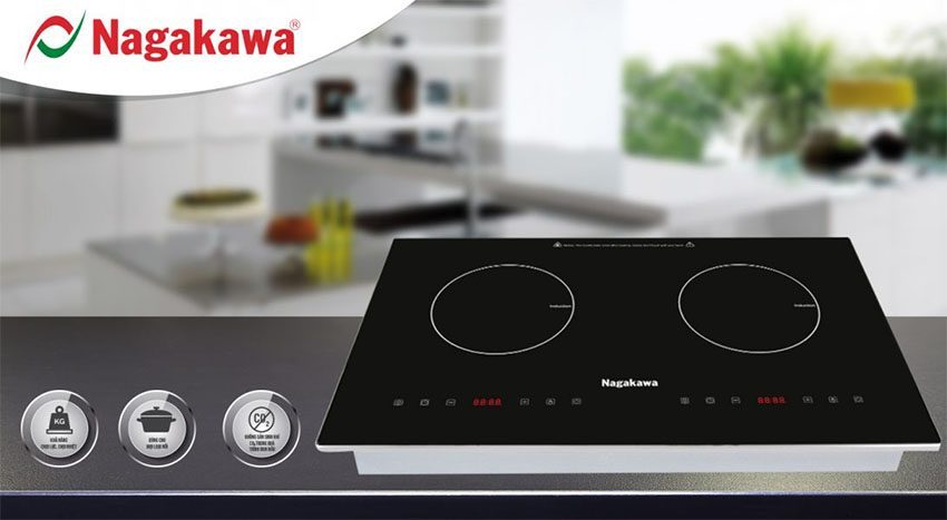 Bếp điện từ đôi Nagakawa NAG1201 - Hàng chính hãng