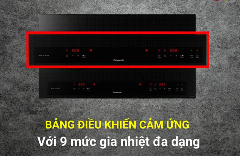 Bếp điện từ đôi Panasonic KY-A227EKRA - Hàng chính hãng