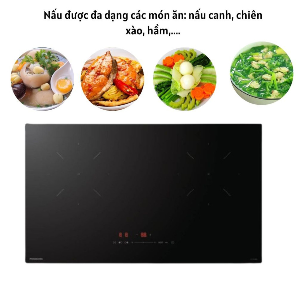 Bếp điện từ đôi Panasonic KY-R72AELYUE - Hàng chính hãng