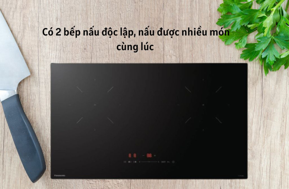 Bếp điện từ đôi Panasonic KY-R72AELYUE - Hàng chính hãng