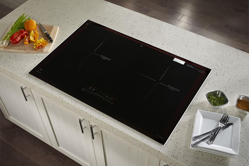 Thiêt kế lắp âm bàn bếp vừa thẩm mĩ lại không tốn diện tích