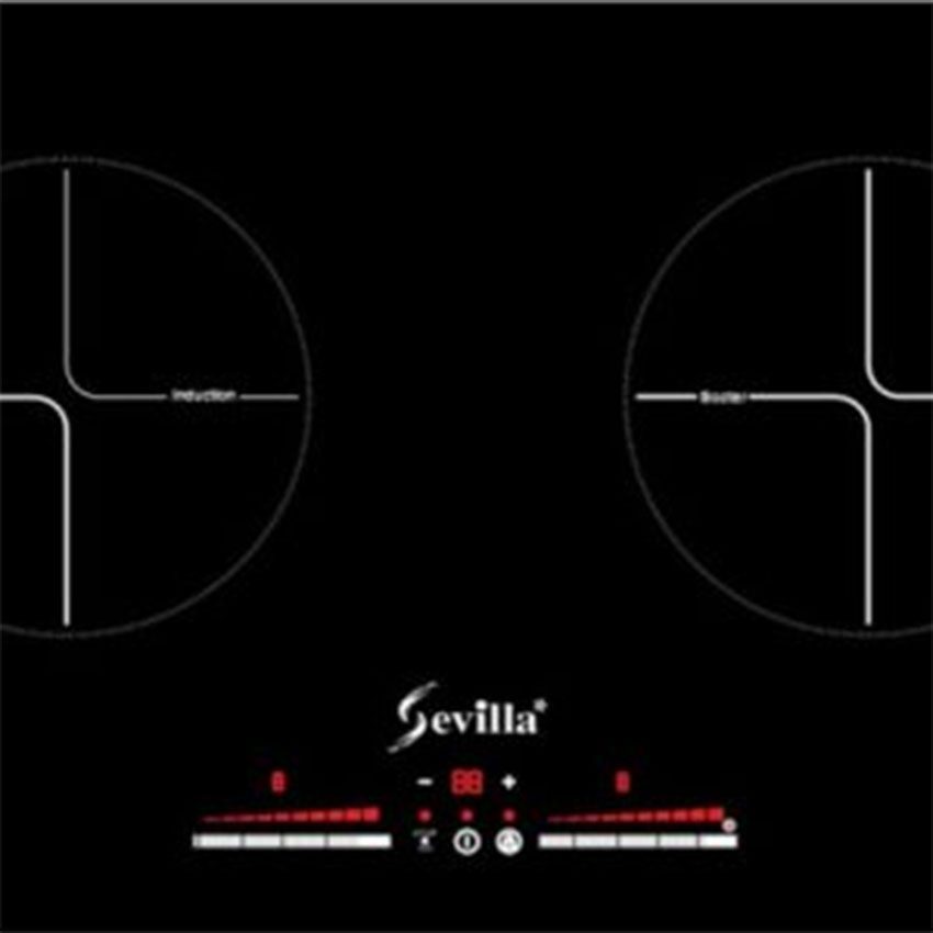 Bảng điều khiển của bếp điện từ đôi Sevilla SV-93 II