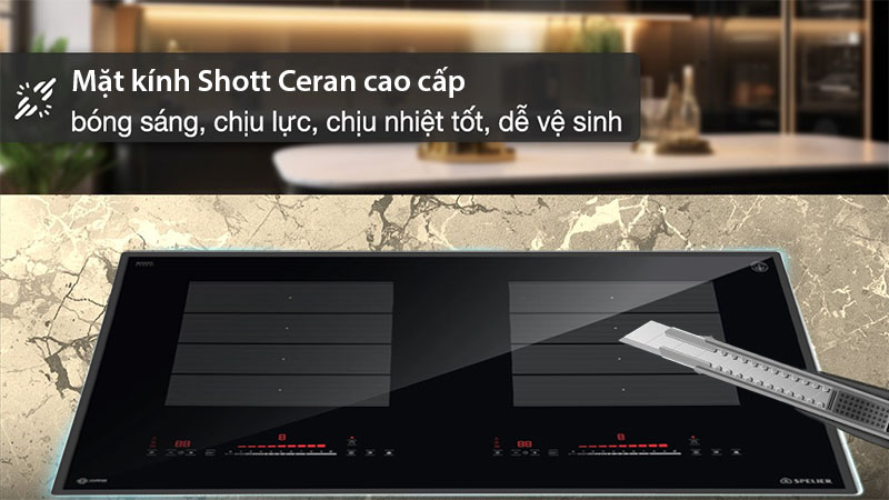 Bếp điện từ đôi Spelier SPE-IC-1188-EG - Hàng chính hãng