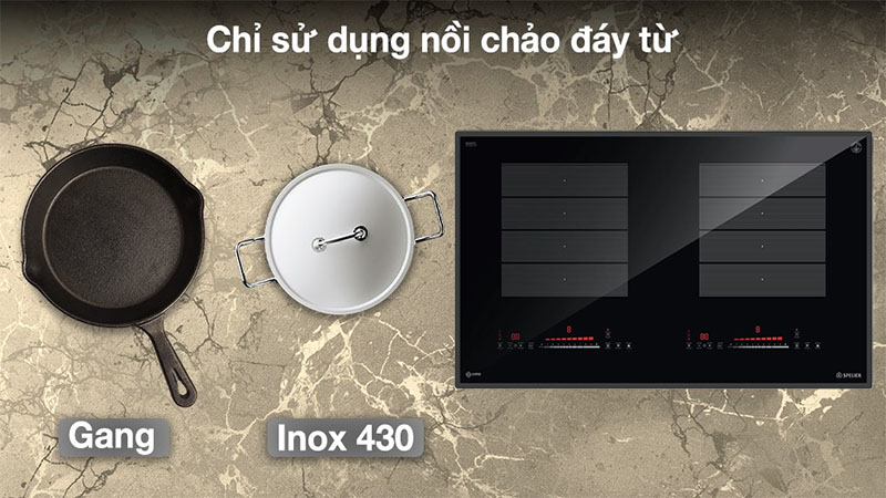 Bếp điện từ đôi Spelier SPE-IC-1188-EG - Hàng chính hãng
