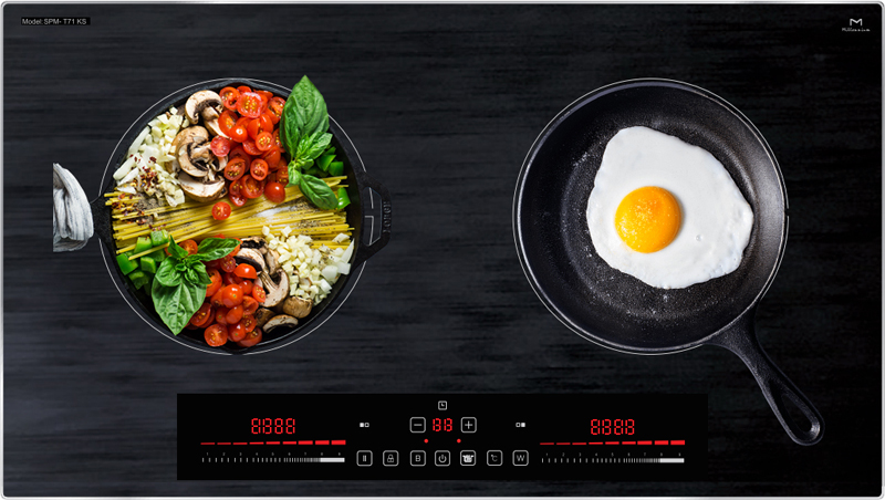 Bếp điện từ đôi Spelier SPM T71KS - Hàng chính hãng