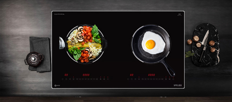 Bếp điện từ đôi Spelier SPM-928I PLUS - Hàng chính hãng