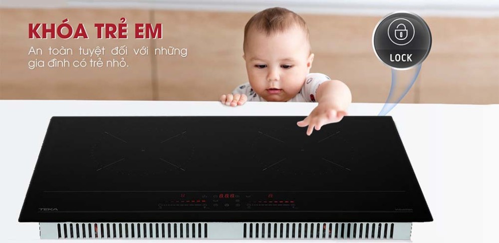  Trang bị khóa an toàn trẻ em, tránh thao tác vô tình