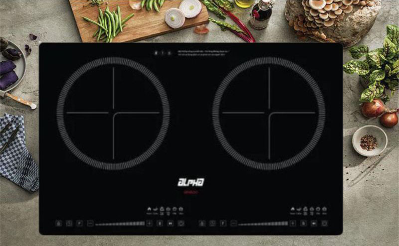 Bếp điện từ đôi Alpha BM600 - Hàng chính hãng