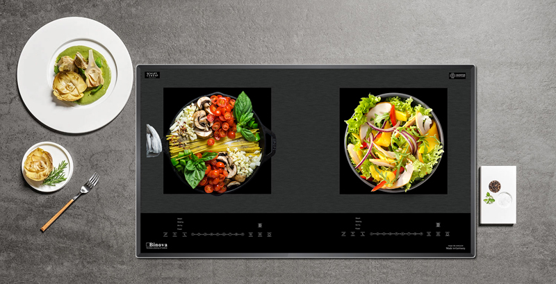 Thiết kế 2 bếp nấu với với tổng công suất 5200W, nấu ăn nhanh hơn