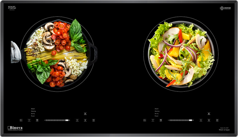 Bếp điện từ đôi Binova BI-1106JP - Hàng chính hãng