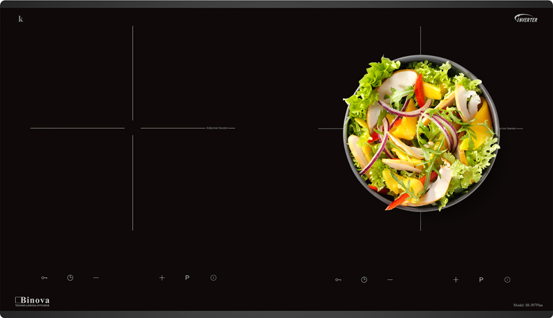 Bếp điện từ đôi Binova BI-307 PLUS - Hàng chính hãng