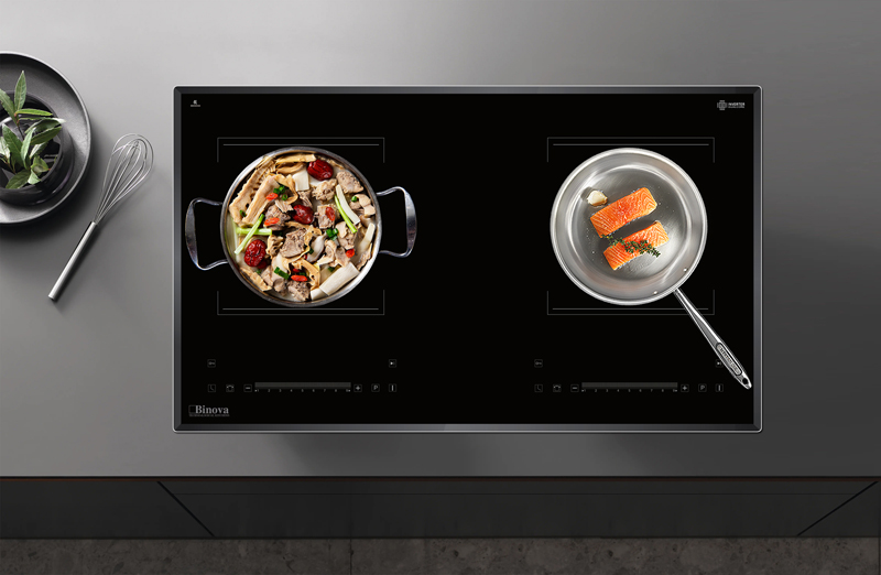 Tổng công suất hoạt động 4400W, nấu nhanh, tiết kiệm điện năng và thời gian