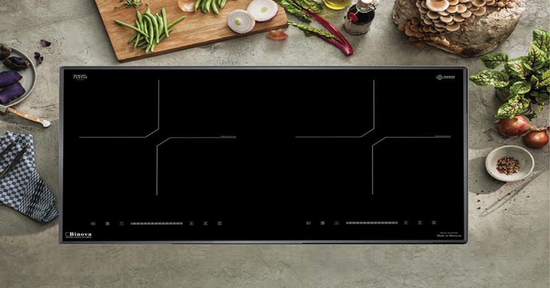 Bếp điện từ đôi Binova BI-609ML - Hàng chính hãng