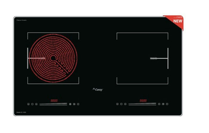 Bếp đôi hồng ngoại điện từ Canzy CZ-52IG - Hàng chính hãng