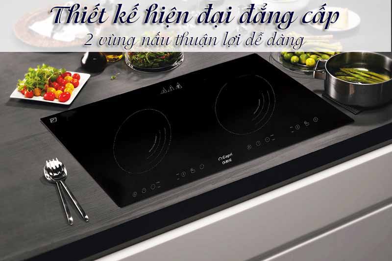 Bếp điện từ đôi Capri CR-801KI  - Hàng chính hãng