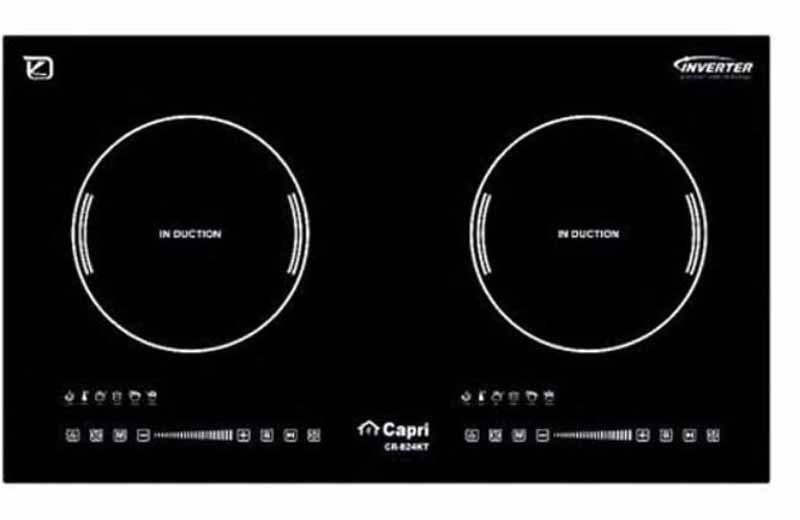 Bếp điện từ đôi Capri CR-824KT - Hàng chính hãng