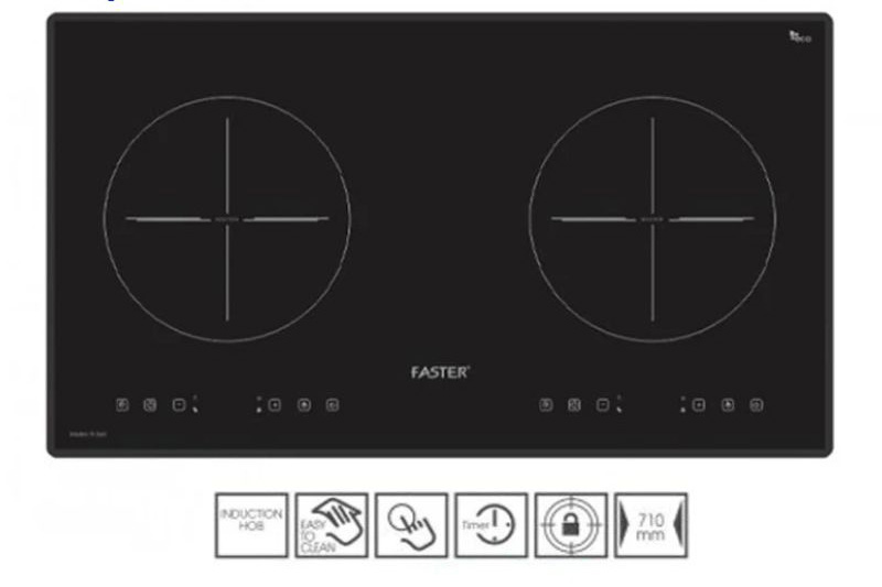 Bếp điện từ đôi Faster FS268I - Hàng chính hãng