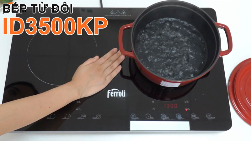 Bếp điện từ đôi Ferroli ID3500KP - Hàng chính hãng