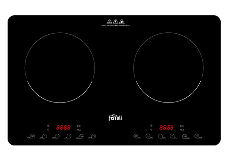 Bếp điện từ đôi Ferroli ID3500KP - Hàng chính hãng