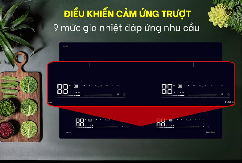 Bếp điện từ đôi Hafele HC-I7323B - Hàng chính hãng