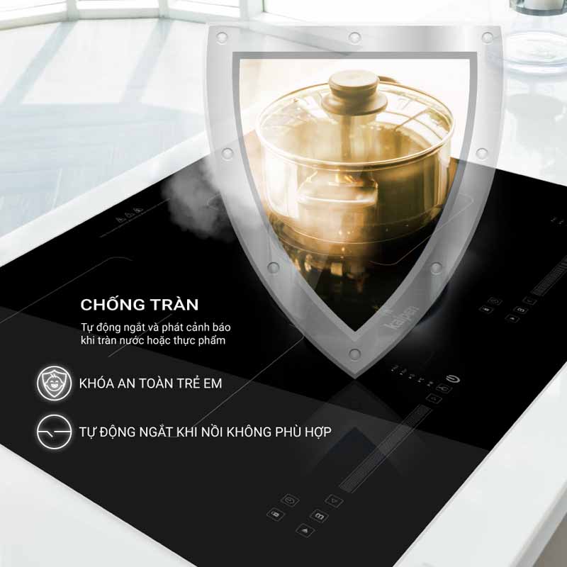 Bếp điện từ đôi Kalpen ICK-1669 - Hàng chính hãng