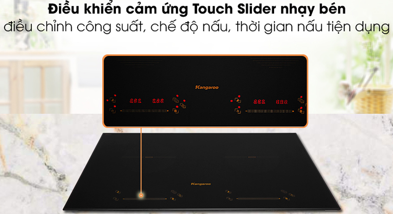 Bảng điều khiển trượt cảm ứng hiện đại, dễ thao tác