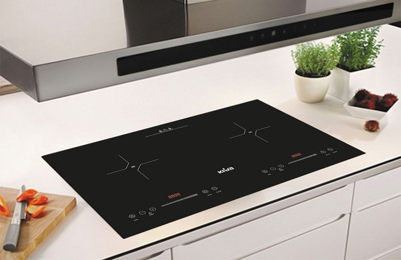 Bếp điện từ âm 2 vùng nấu Kiwa KI-251GB - Hàng chính hãng