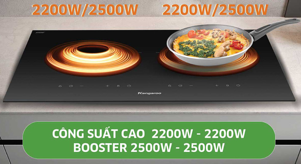  Công suất mạnh mẽ - Tiết kiệm thời gian nấu nướng