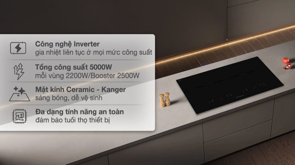 Tính năng thông minh của bếp