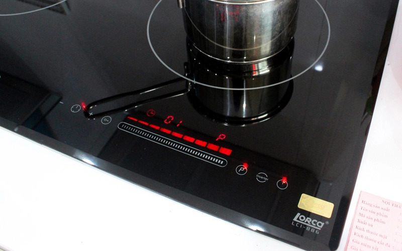 Bếp điện từ đôi Lorca LCI-886G - Hàng chính hãng