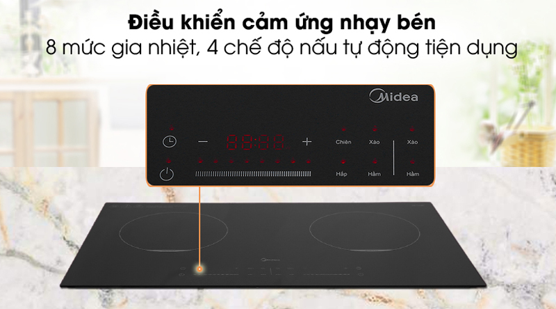 Bếp điện từ đôi Midea MC-ID 3523 - Hàng chính hãng
