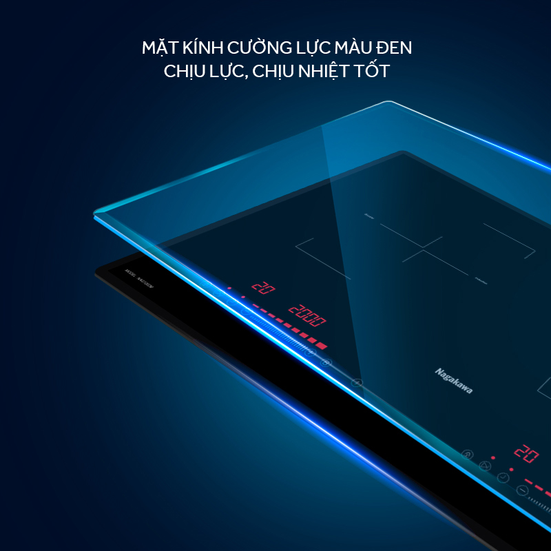 Bếp từ đôi Nagakawa NAG1202M - Hàng chính hãng