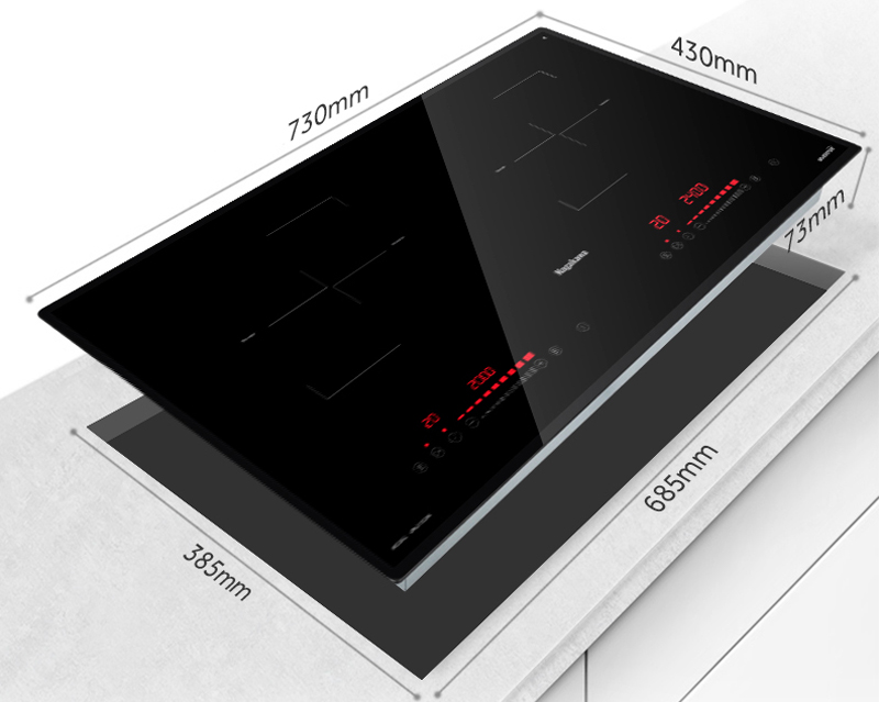 Bếp từ đôi Nagakawa NAG1202M - Hàng chính hãng
