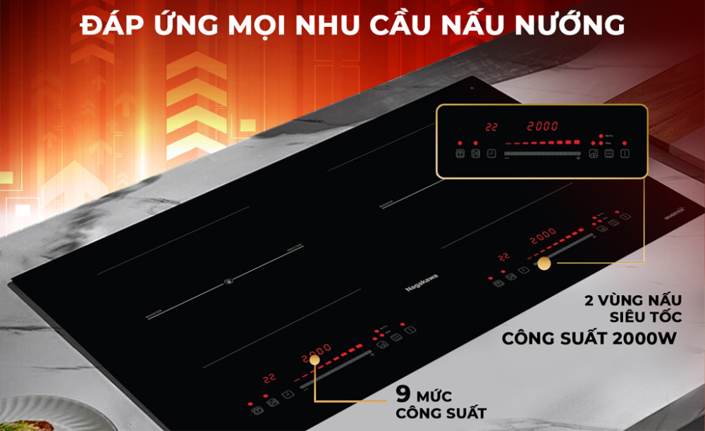 Bảng điều khiển cảm ứng thông minh, dễ thao tác