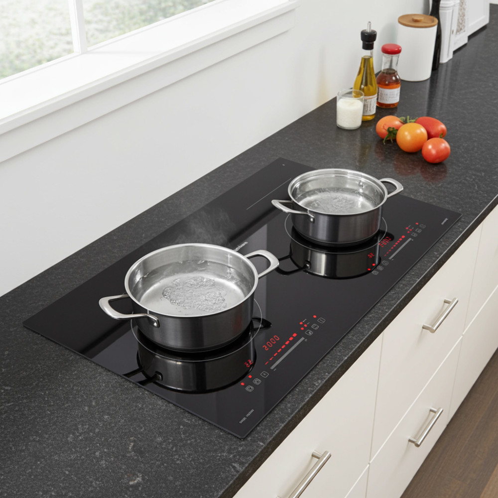 Trang bị 2 vùng nấu từ độc lập, nấu ăn nhanh chóng