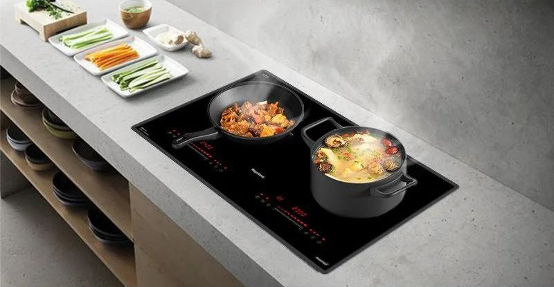 Bếp đôi điện từ Nagakawa NK2C08MS - Hàng chính hãng