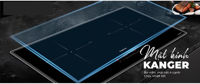 Bếp điện từ đôi Nagakawa UltraSlim NK2C22MB - Hàng chính hãng