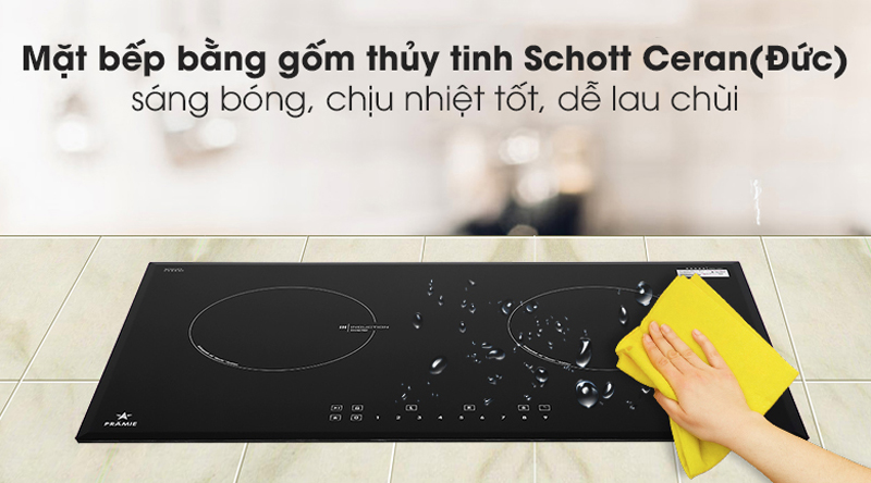 Mặt bếp sử dụng kính Ceramic - Schott Ceran (Đức)