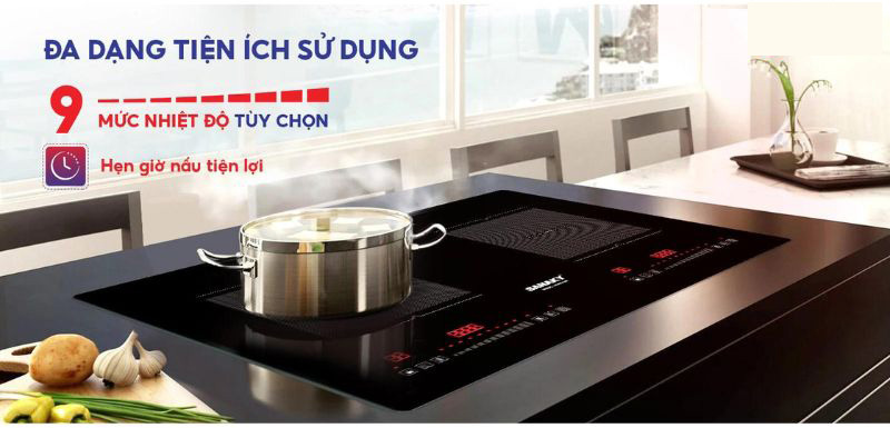 Bảng điều khiển cảm ứng siêu nhạy, dễ thao tác, tùy chỉnh các chức năng chính xác,