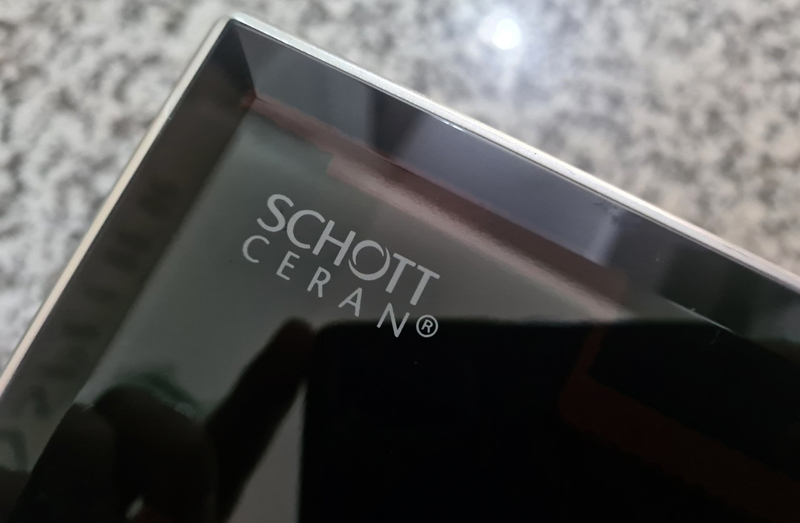 Mặt kính Schott Ceran cao cấp có khả năng chịu lực và nhiệt tốt