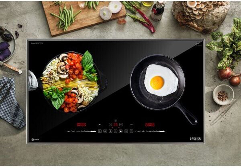 Bếp điện từ đôi Spelier SPM-T71K - Hàng chính hãng