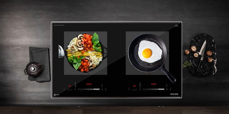 Bếp điện từ đôi Spelier SPM-T75K - Hàng chính hãng