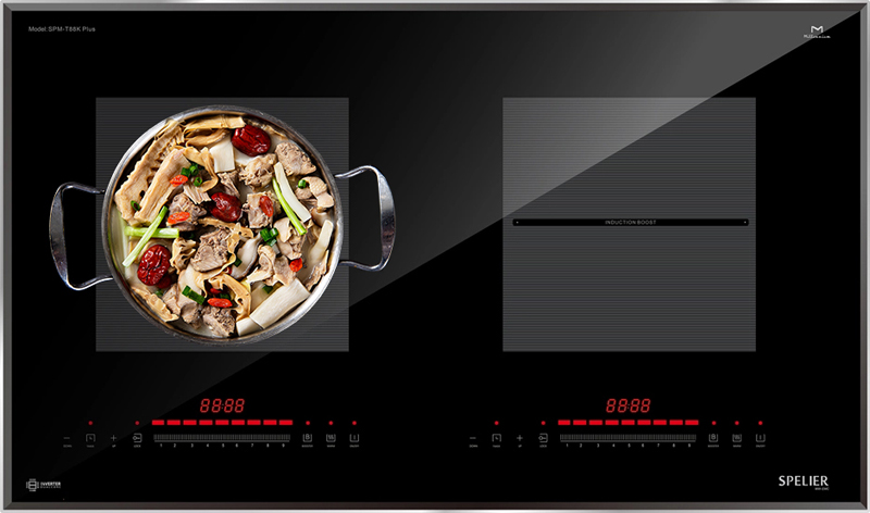 Bếp điện từ đôi Spelier SPM-T88K PLUS - Hàng chính hãng